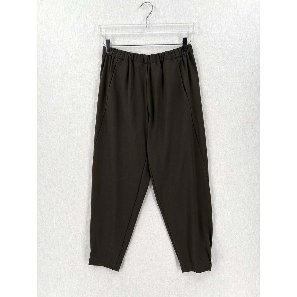 ARITZIA BABATON Dexter Pants Womens Medium Green High rise Pull On Triacetate - Picture 1 of 16